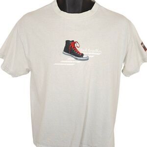 Vintage AIDS Walk T Shirt Mens Size Large Blue Y2K Las Vegas AFAN Tied Together